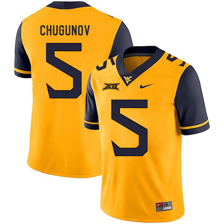 West Virginia Mountaineers 5 Chris Chugunov Gold College Football Jerseys Dzhi,We sell and wholesale West Virginia Mountaineers 5 Chris Chugunov Gold College Football Jerseys Dzhi on line form chian!